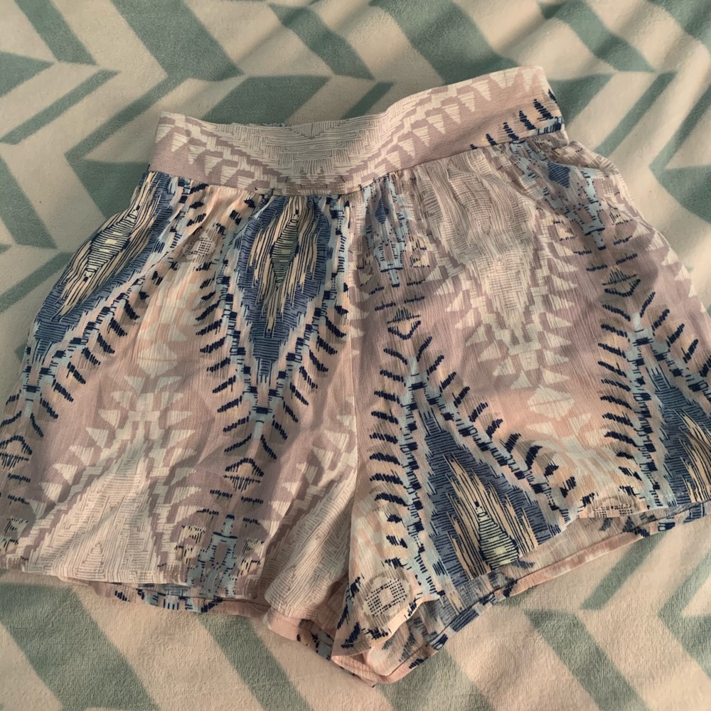 Flowing Patterned Shorts